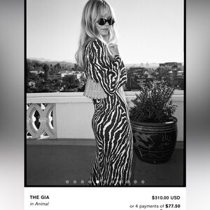 Realisation Par Gia Dress in Animal